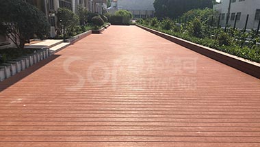 深圳市委大院石英木地板改造工程