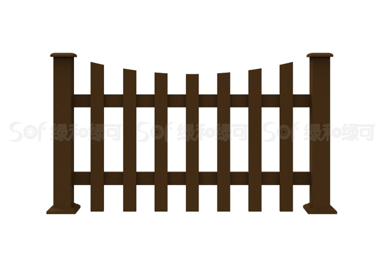分子木栅栏护栏