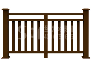 庭院木塑护栏/塑木木塑栏杆