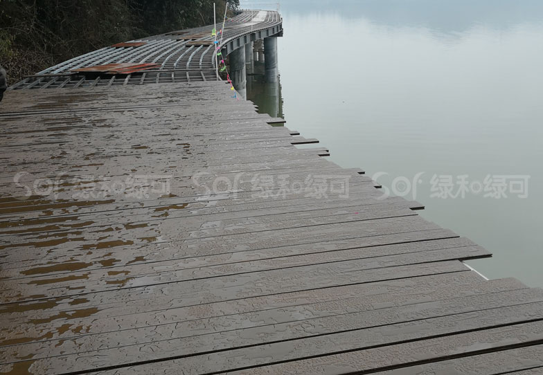 水上木塑栈道/塑木栈道