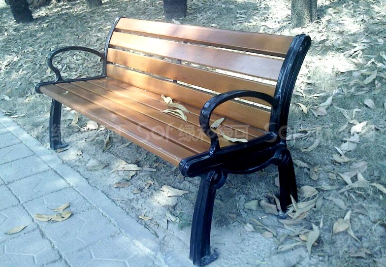 园林木塑休闲椅/塑木木塑休闲椅