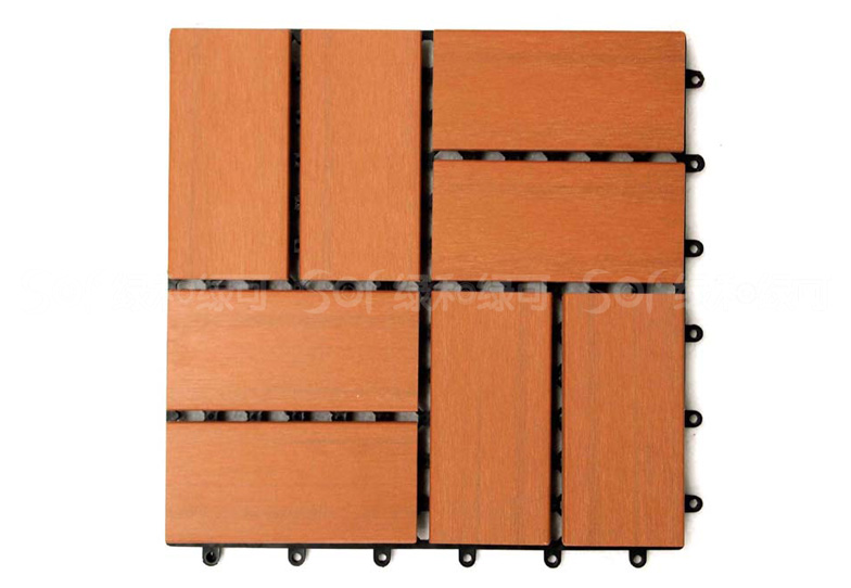 木塑卡扣创意地板/塑木木塑DIY地板