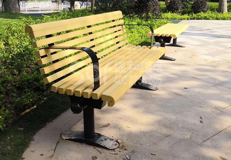 公园塑木休闲椅/塑木木塑休闲椅