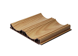 绿可生态木装饰覆膜板LBO160X22 金橡