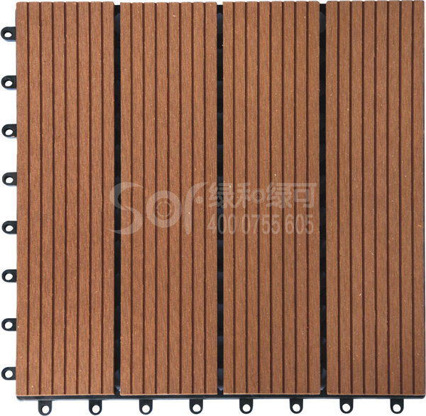 阳台塑木地板