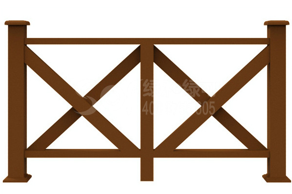 浅碳瓷态竹木栏杆(3)