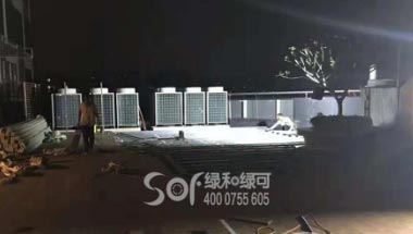 星河coco park塑木平台