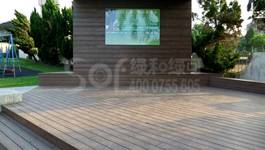台湾源泉国小环保碳化木地板