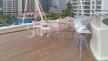 上海浦东游艇会木塑地板