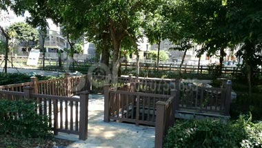 广东省深圳梧桐山塑木栏杆