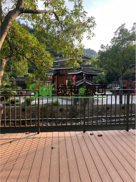 靖州文艺基地塑木地板应用案例
