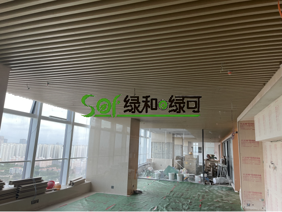 海南国瑞大夏塑木格栅案例分享