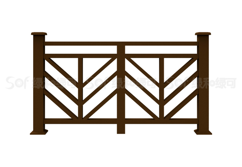 木塑绿化围栏/塑木木塑栏杆