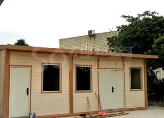 公明第一技校移动木屋/环保生态移动木屋