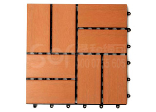 木塑卡扣创意地板/塑木木塑DIY地板