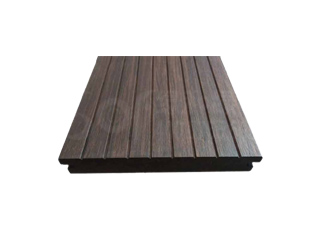 小沟槽深碳高耐色竹木地板13918A