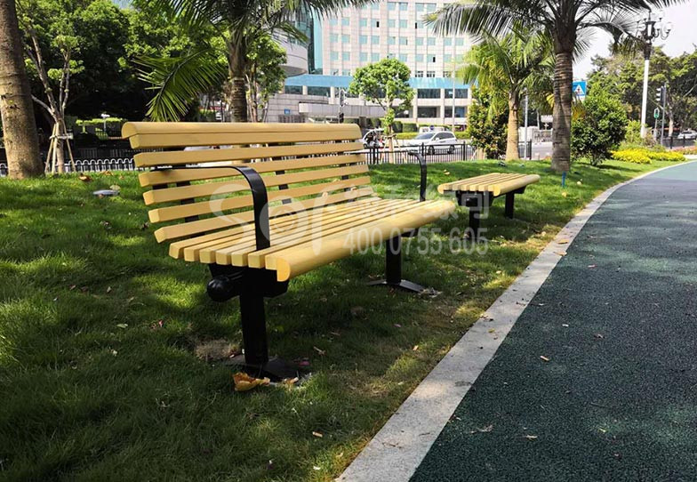 公园塑木休闲椅/塑木木塑休闲椅