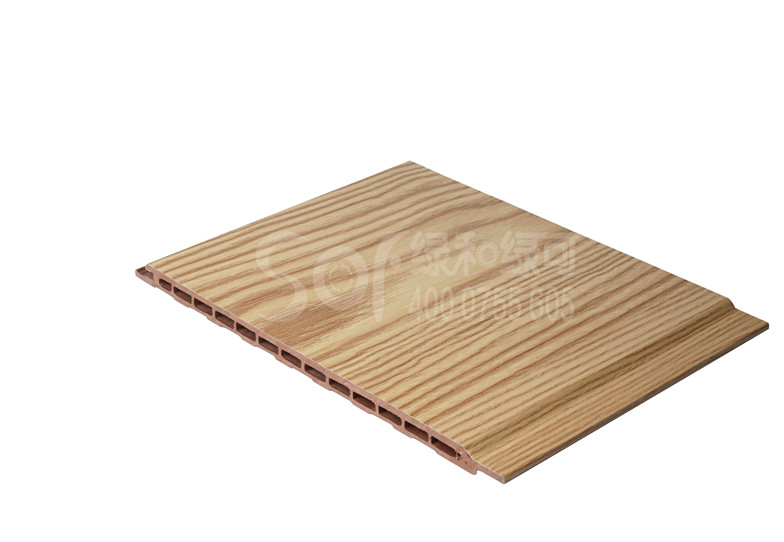 绿可生态木覆膜面板LBO200X9 金橡